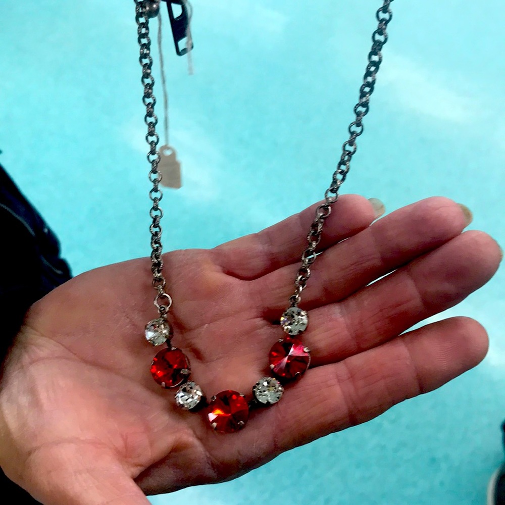 Red jewelry brand new never worn